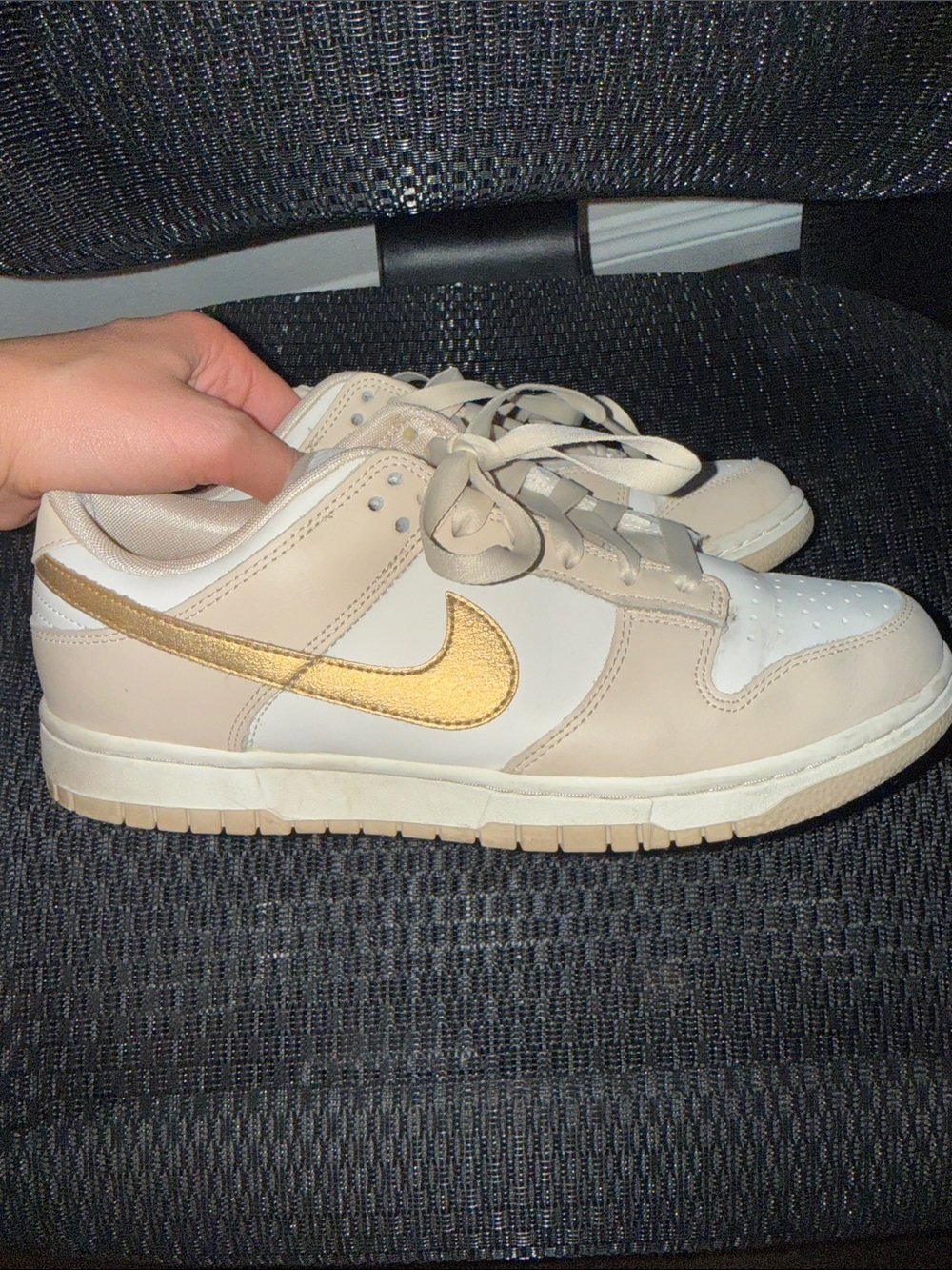Nike Dunk Low Gold Sneakers